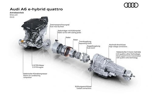 Двигун Audi A6 e-hybrid Quattro